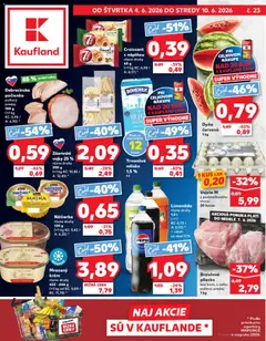 Kaufland leták platný od 04.06.2026