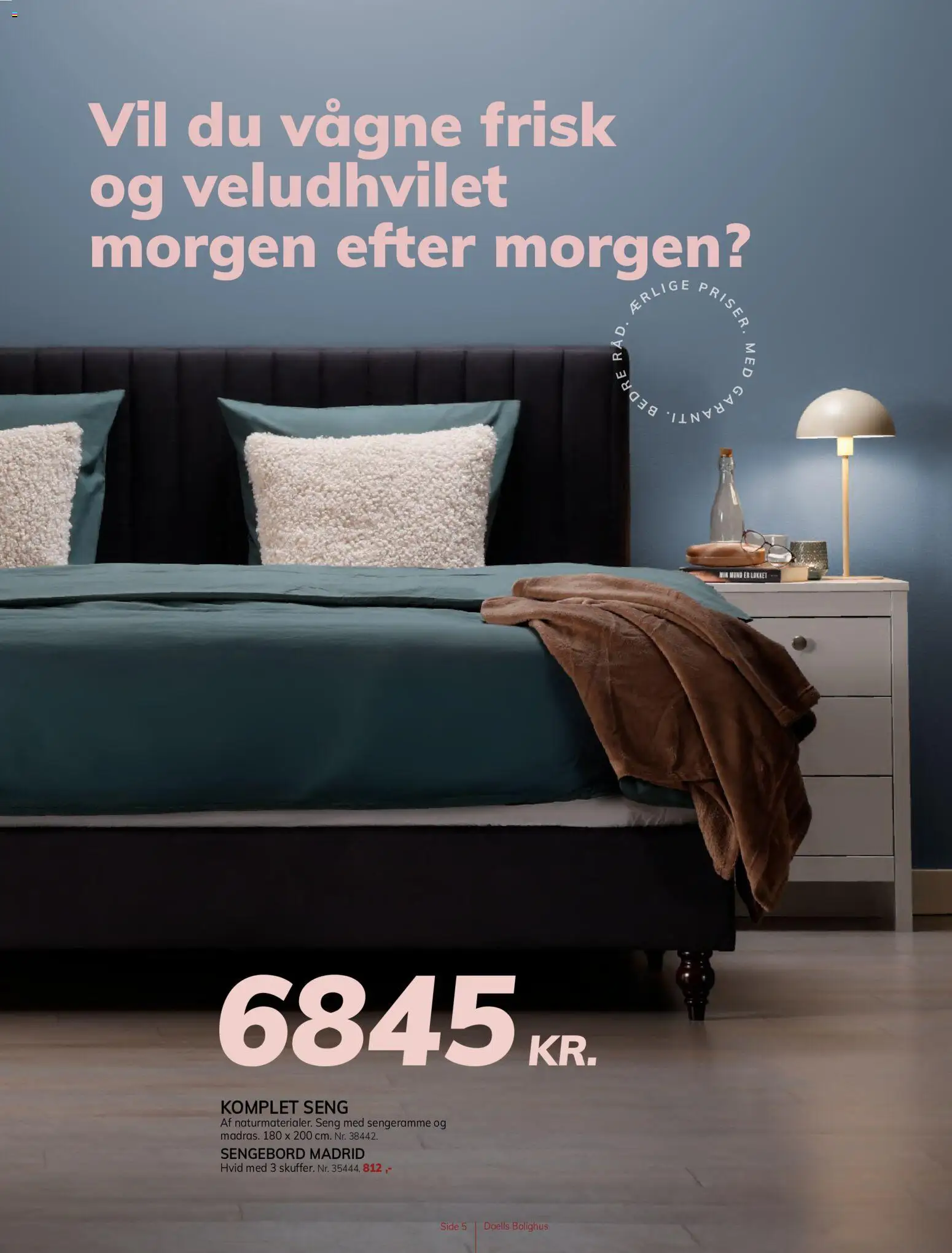 Daells Bolighus tilbudsavis – gyldig fra 10.06.2026 | Side: 5 | Produkter: Seng, Sengebord