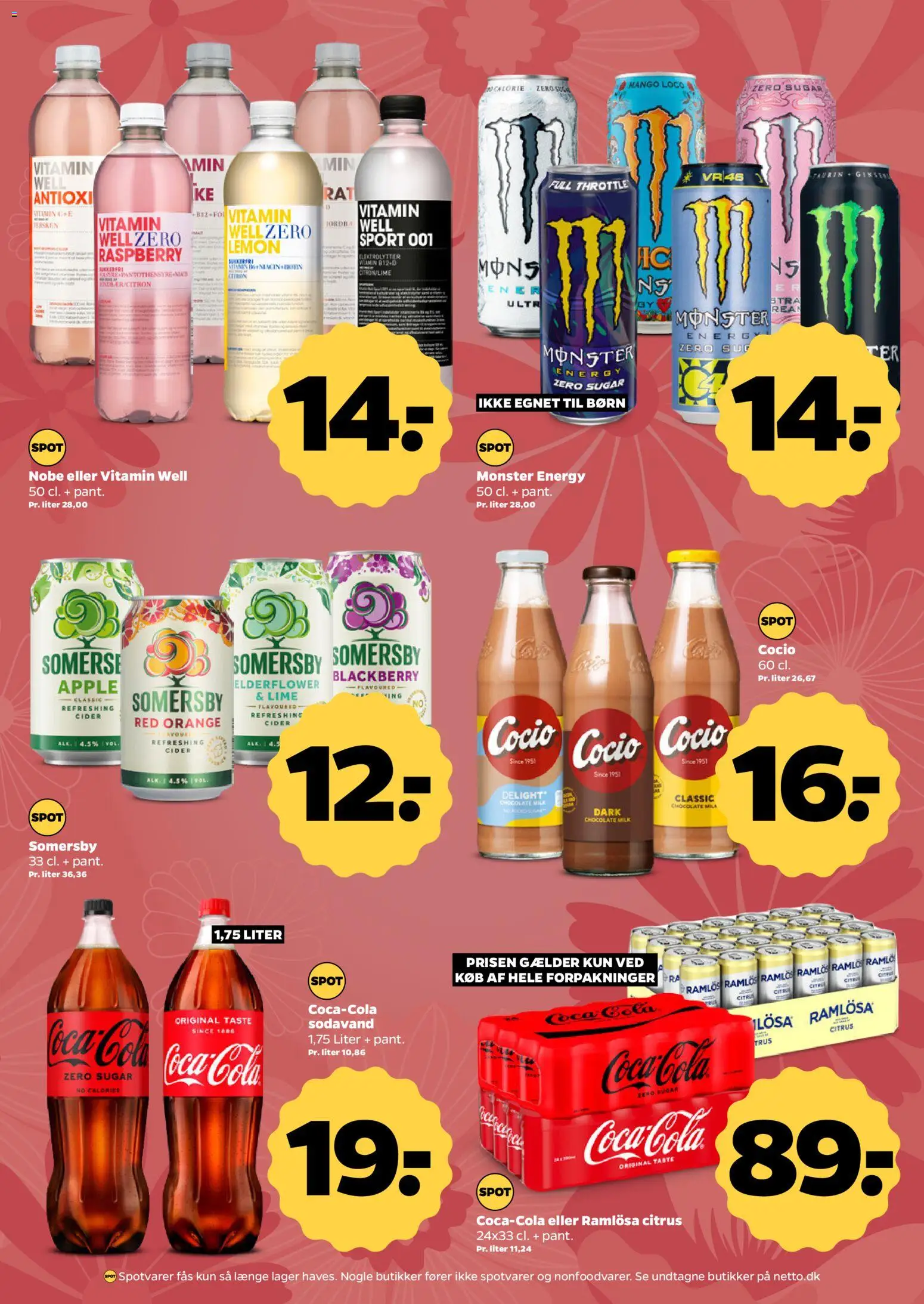 Netto tilbudsavis – gyldig fra 01/08/2026 | Side: 23 | Produkter: Coca Cola, Cider, Lime, Cola