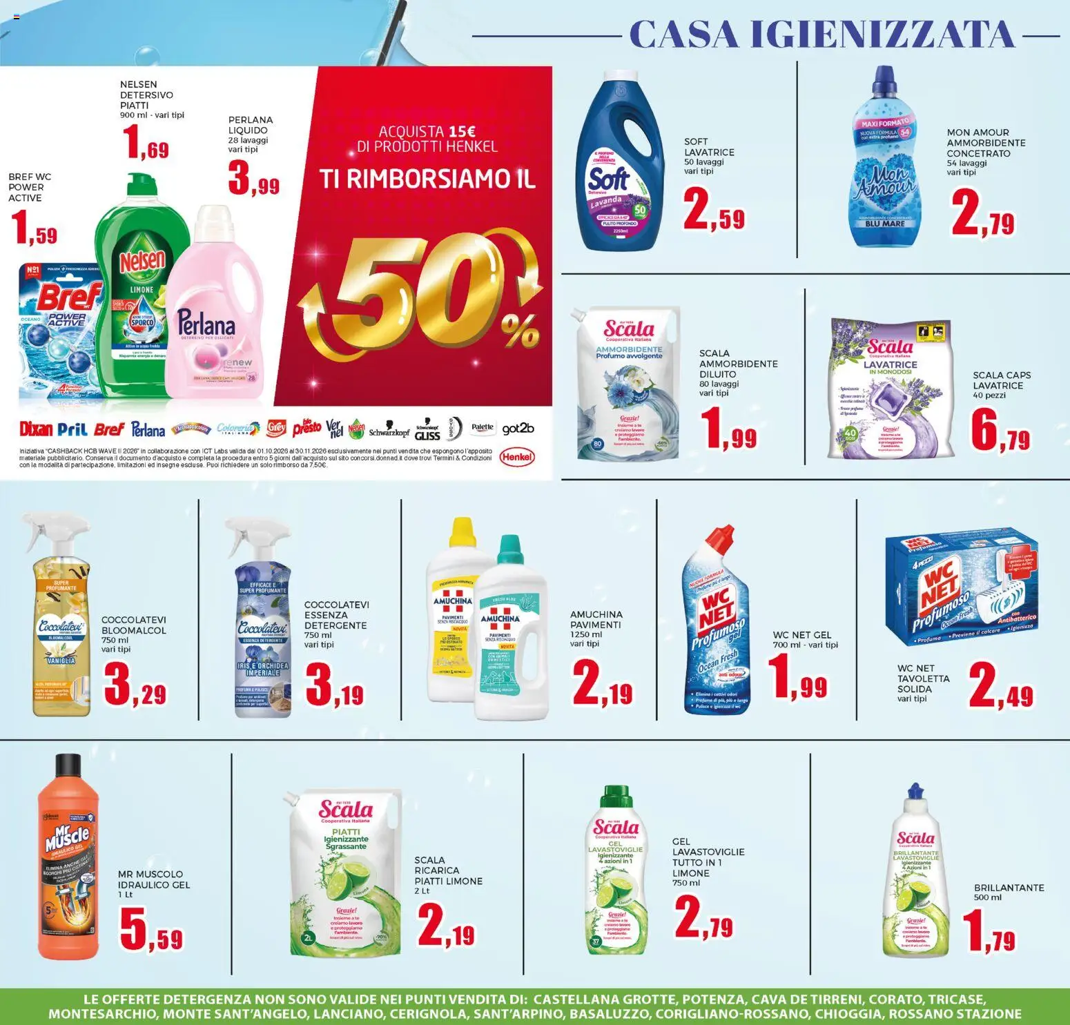 Volantino Happy Casa del 14/10/2026 | Pagina: 19 | Prodotti: Vaniglia, Lavastoviglie, Scala, Tavoletta