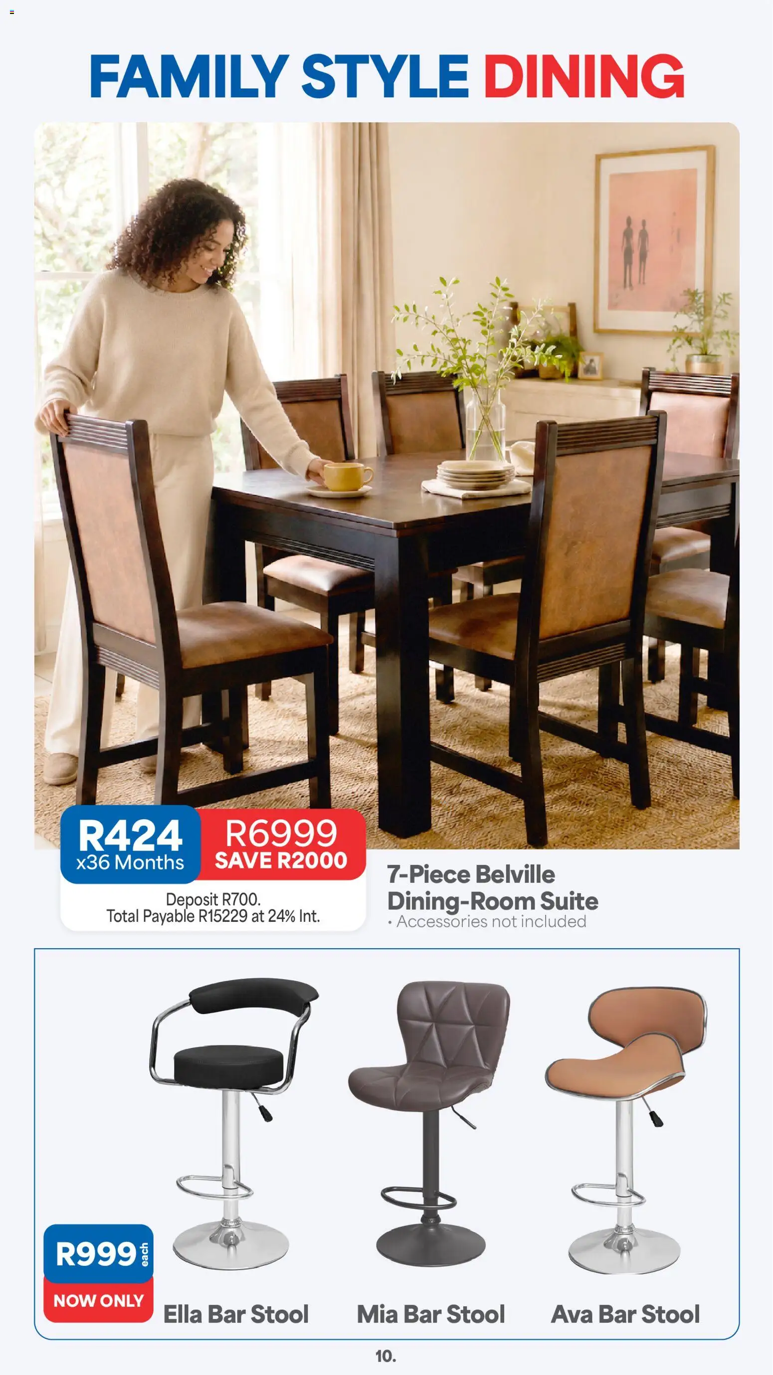New OK Furniture catalogue – valid from 07/09/2026 | Page: 10 | Products: Stool, Bar stool