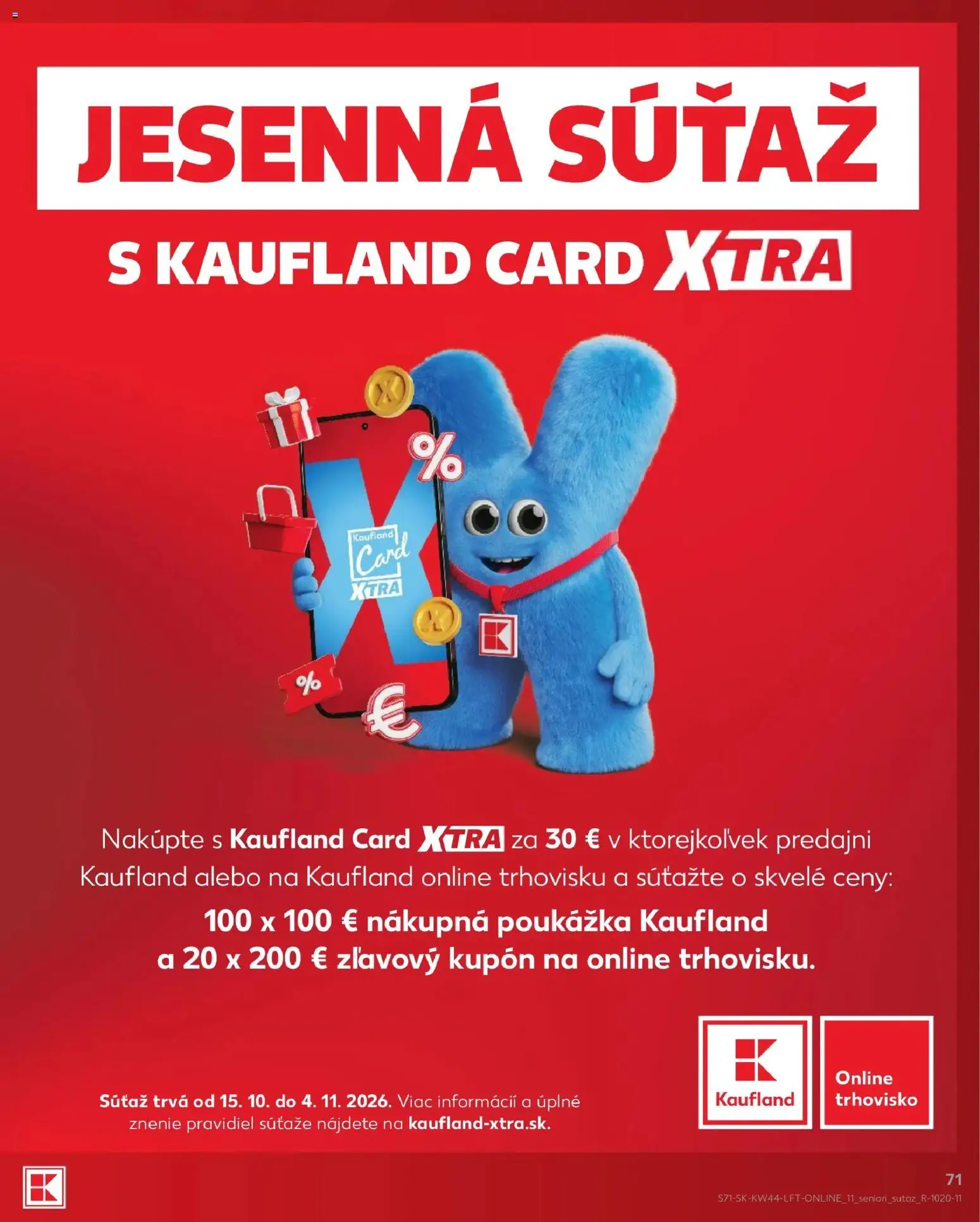 Nové Kaufland akcie – leták je platný od 29.10.2026 | Strana: 71