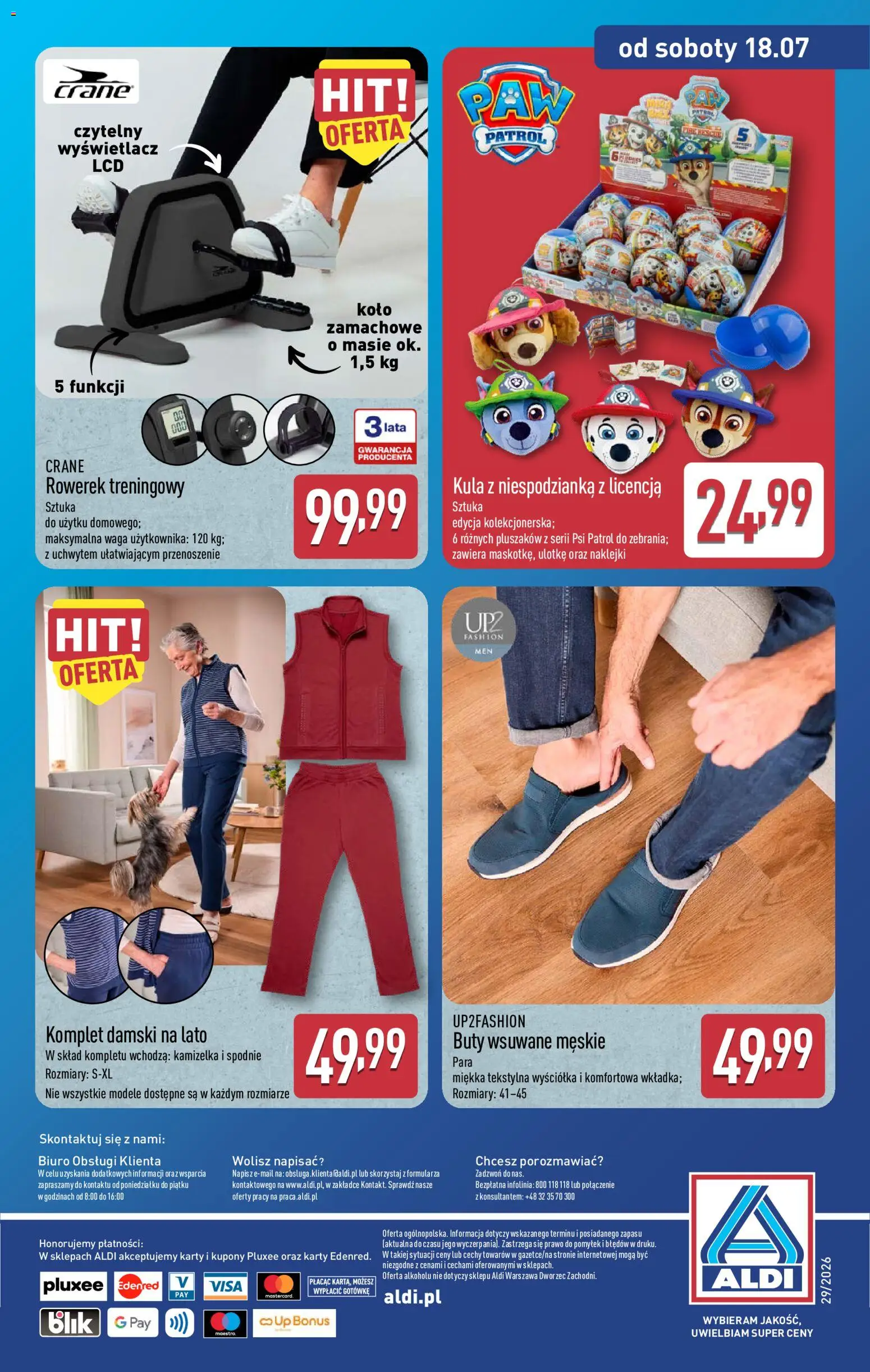 Aldi gazetka - Hity od Środy i od Soboty od 15.07.2026 | Strona: 15 | Produkty: Kamizelka, Spodnie, Buty, Naklejki