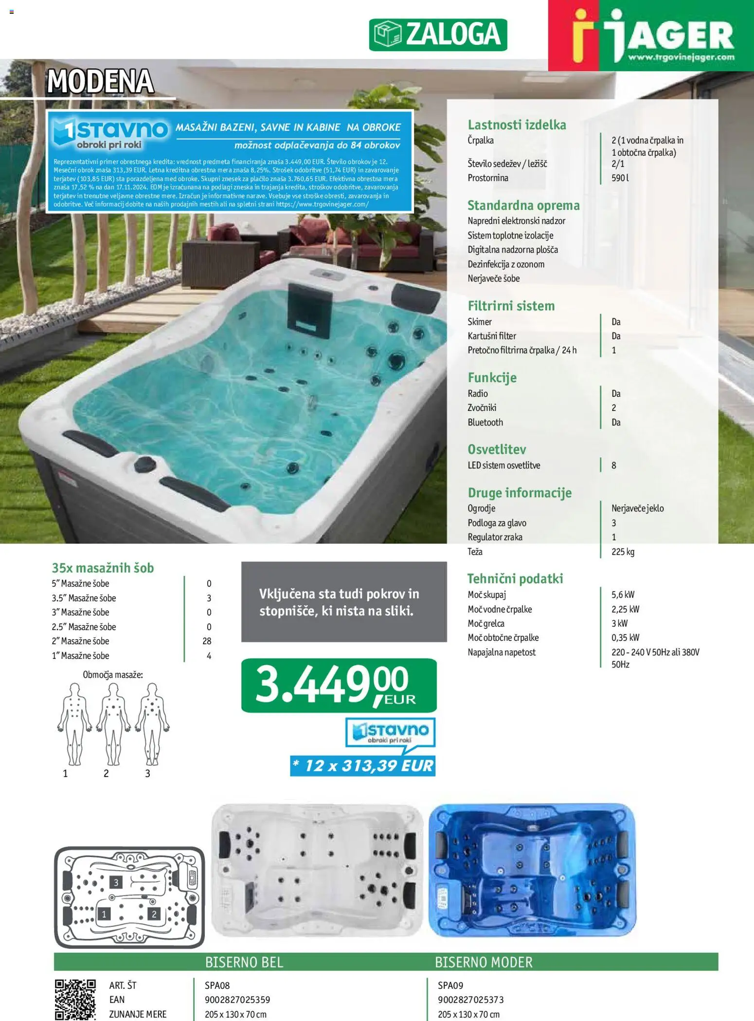 Novi Jager katalog ponudbe – veljaven od 21.08.2026 | Stran: 47 | Izdelki: Radio, Črpalka, Teza, Podloga