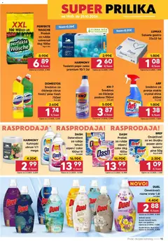 Pivac Katalog - Pregled kataloga iz trgovine Pivac, vrijedi od 19.10.2026 | Stranica: 15 | Proizvodi: Deterdžent, Salvete, Toaletni papir, Dash