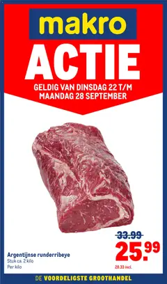 Makro folder - Aktie - Voorbeeld van een folder van Makro, geldig van 22-09-2026