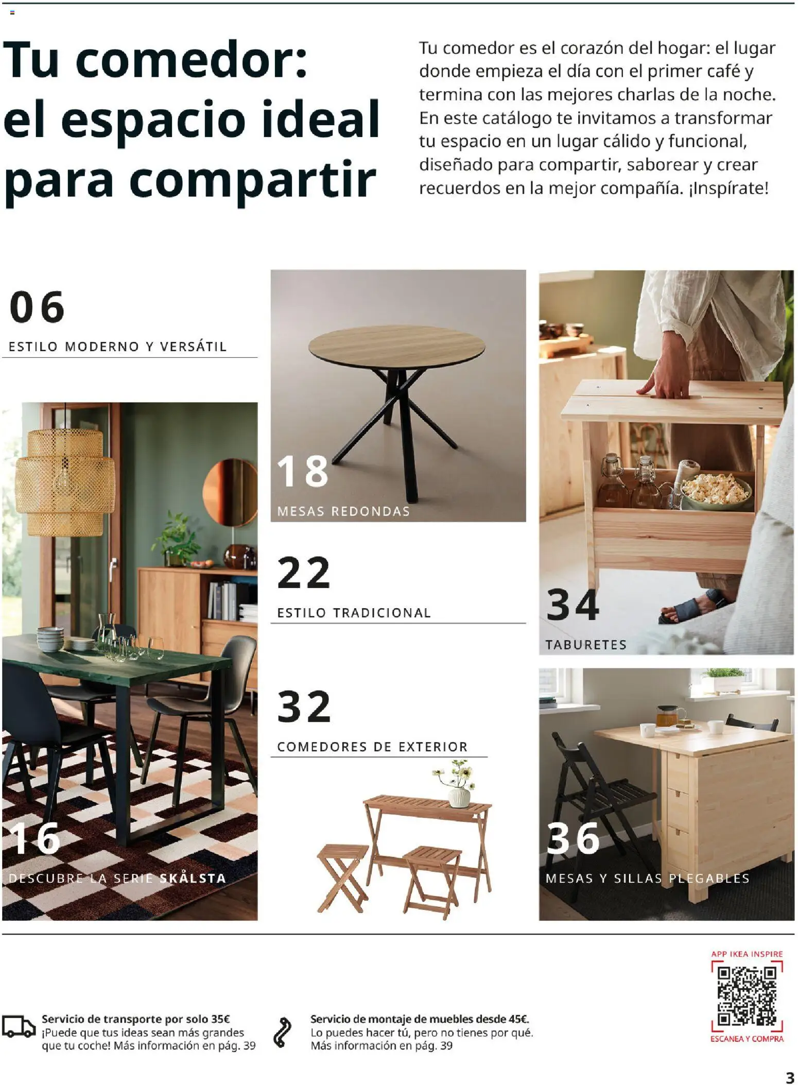 IKEA - Comedores │ válido desde el 01/09/2026 | Página: 3 | Productos: Café, Té, Muebles