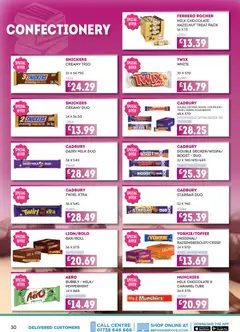 Preview of Bestway - Offers valid from 09/10/2026 | Page: 30 | Products: Snickers, Ferrero Rocher, Butter, Confectionery