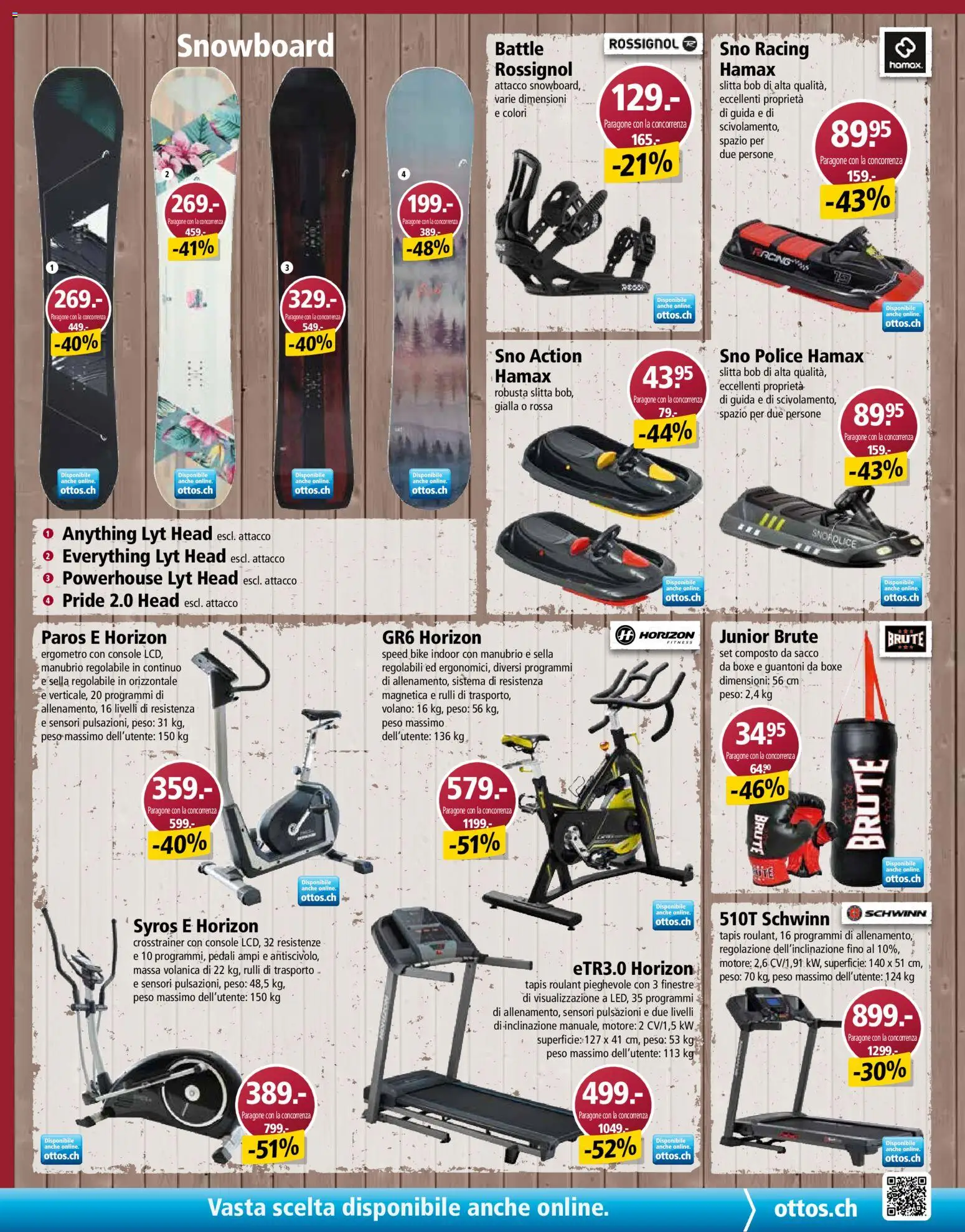 Otto's aktionen Speciale sport invernali – gültig ab 19.10.2026 | Seite: 10 | Produkte: Crosstrainer, Snowboard