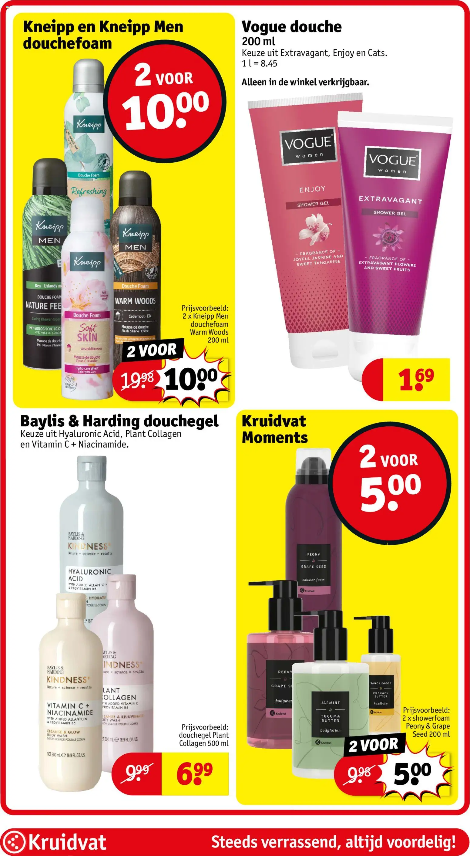 {H1} | Pagina: 56 | Producten: Bodylotion, Gel, Douche, Pin