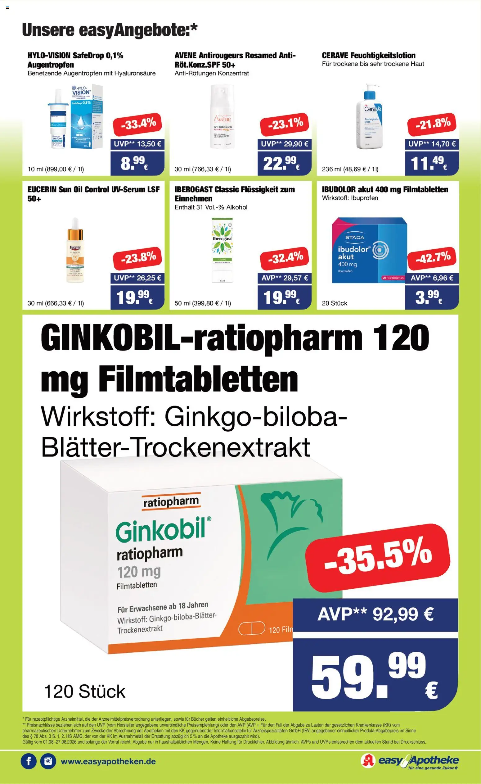 Easy Apotheke Prospekt – gültig ab 01.08.2026 | Seite: 2