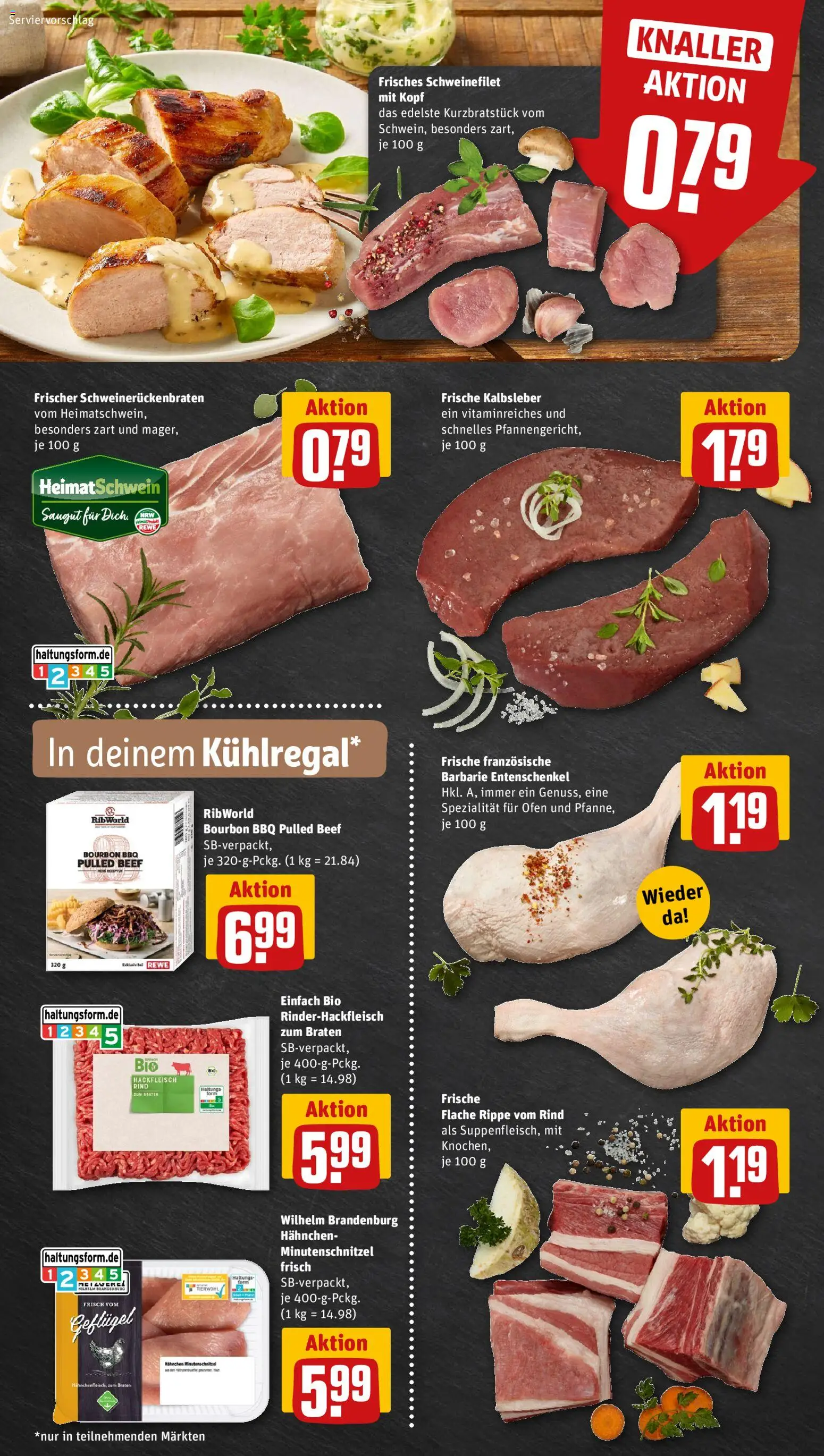 Rewe ihr Kaufpark Prospekt – gültig ab 02.11.2026 | Seite: 8 | Produkte: Hahnchen, Kalbsleber, Bourbon, Hackfleisch