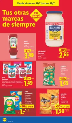 Vista previa LAY'S Patatas fritas, 2 variedades: sal y vinagre o campesinas. válido desde el 13/07/2026 | Página: 56