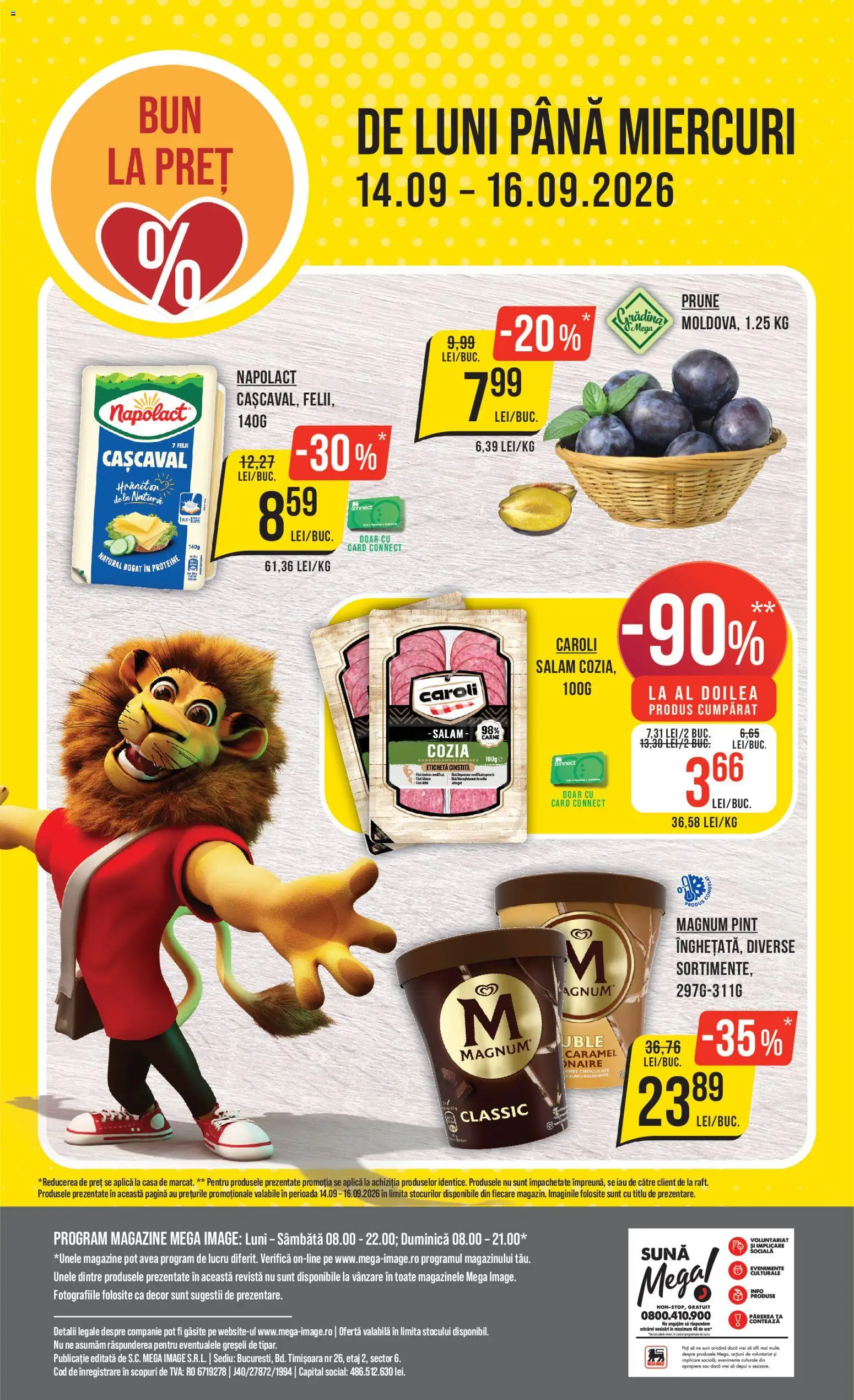 Noul catalog Mega Image – valabil de la 10.09.2026 | Pagină: 24 | Produse: Gradina, Proteine, Aplică, Prune
