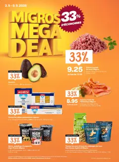 Migros aktionen FR ab 03.09.2026 gültig