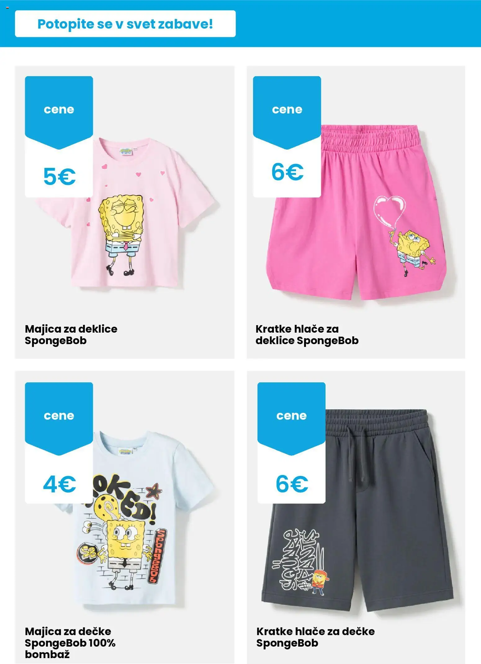 Novi Pepco katalog ponudbe – veljaven od 09.07.2026 | Stran: 5 | Izdelki: Majica, Hlace, Kratke hlace
