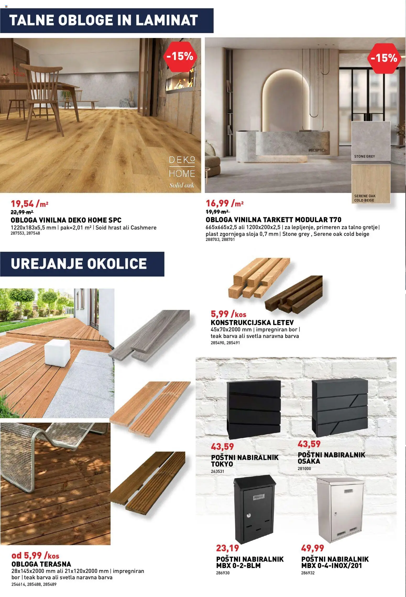 Novi Inpos katalog ponudbe – veljaven od 10.09.2026 | Stran: 10 | Izdelki: Letev, Barva