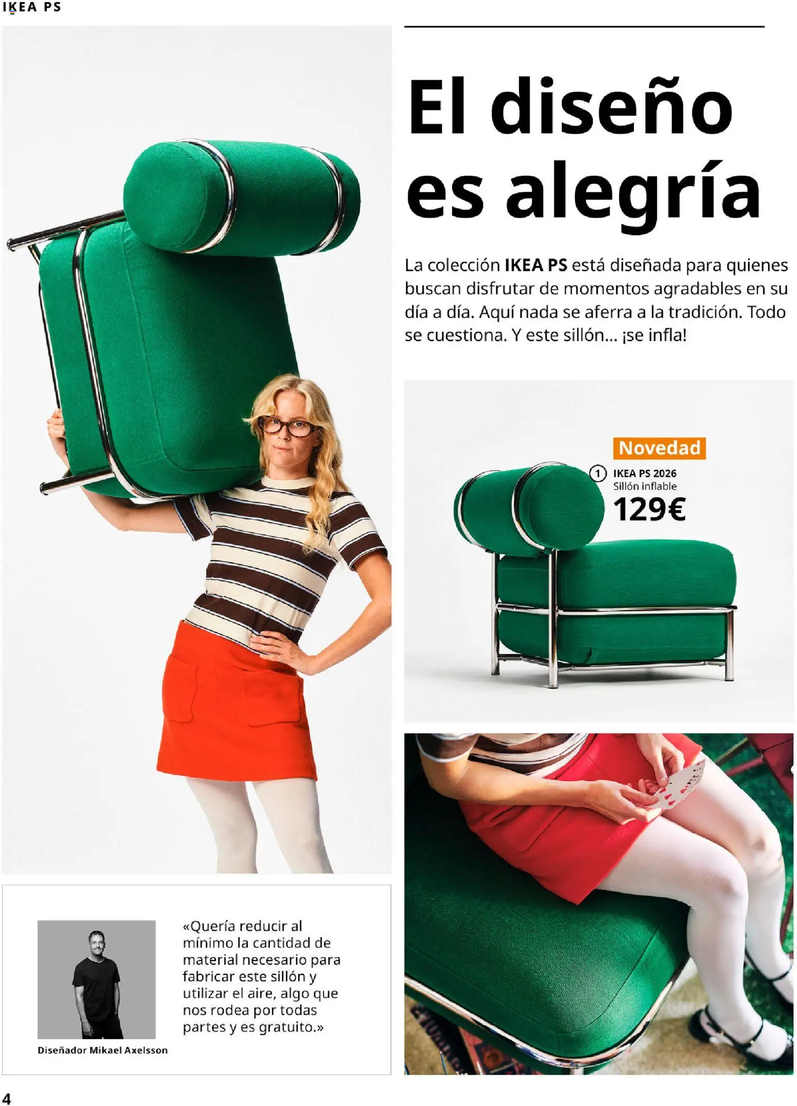 Catálogo IKEA Ps │ válido desde el 01.06.2026 | Página: 4 | Productos: Sillón
