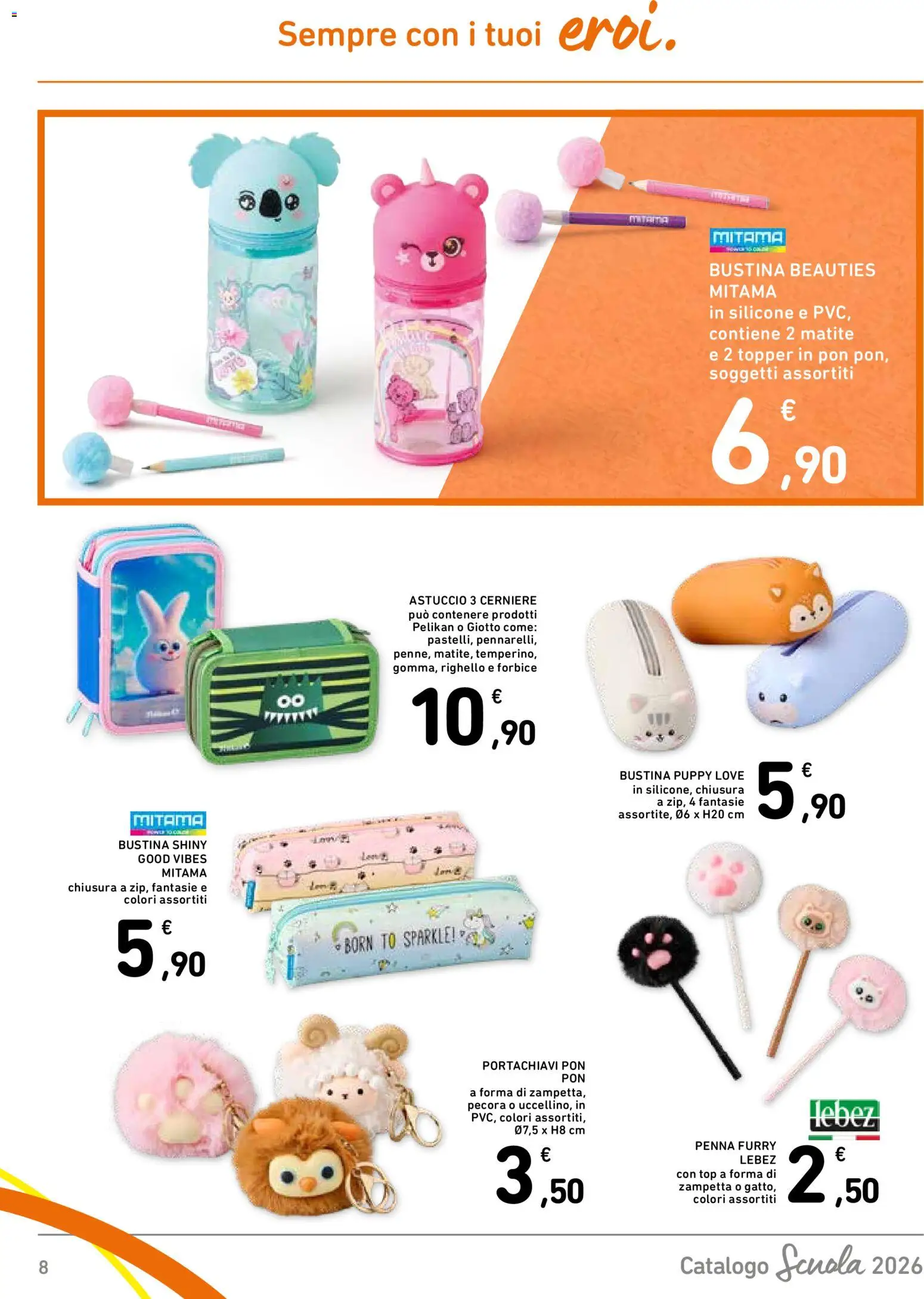 Volantino Spazio Conad del 17/07/2026 | Pagina: 8 | Prodotti: Top, Forbice, Astuccio, Silicone