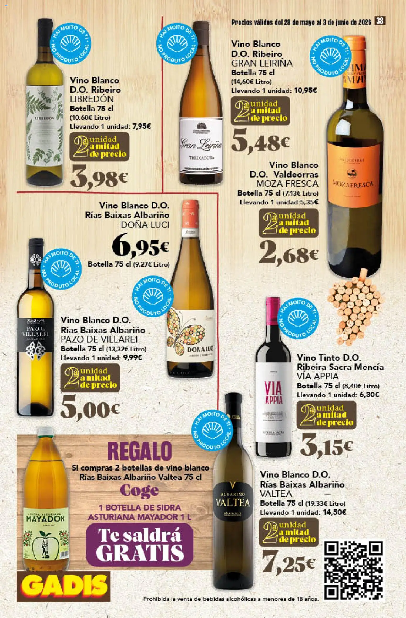Gadis folleto │ válido desde el 28.05.2026 | Página: 38 | Productos: Vino, Té