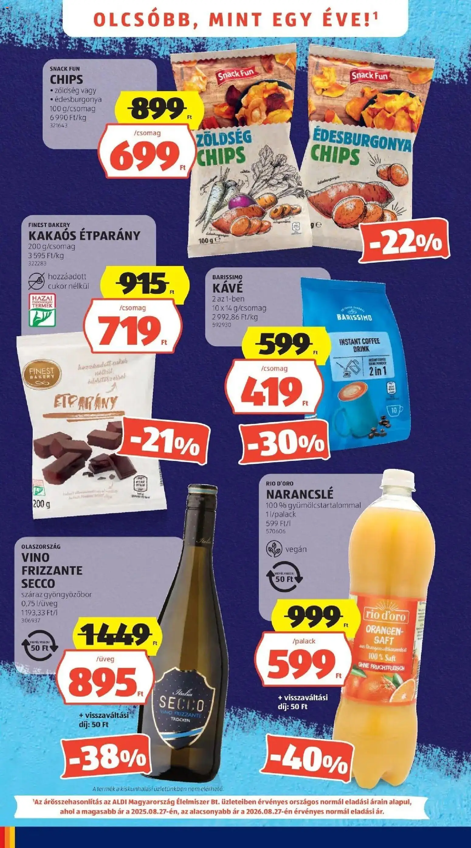 Aldi aktuális akciós újság - 2026.08.22. -tól/töl > akció, lapozható szórólap 🛍️ | Oldal: 4