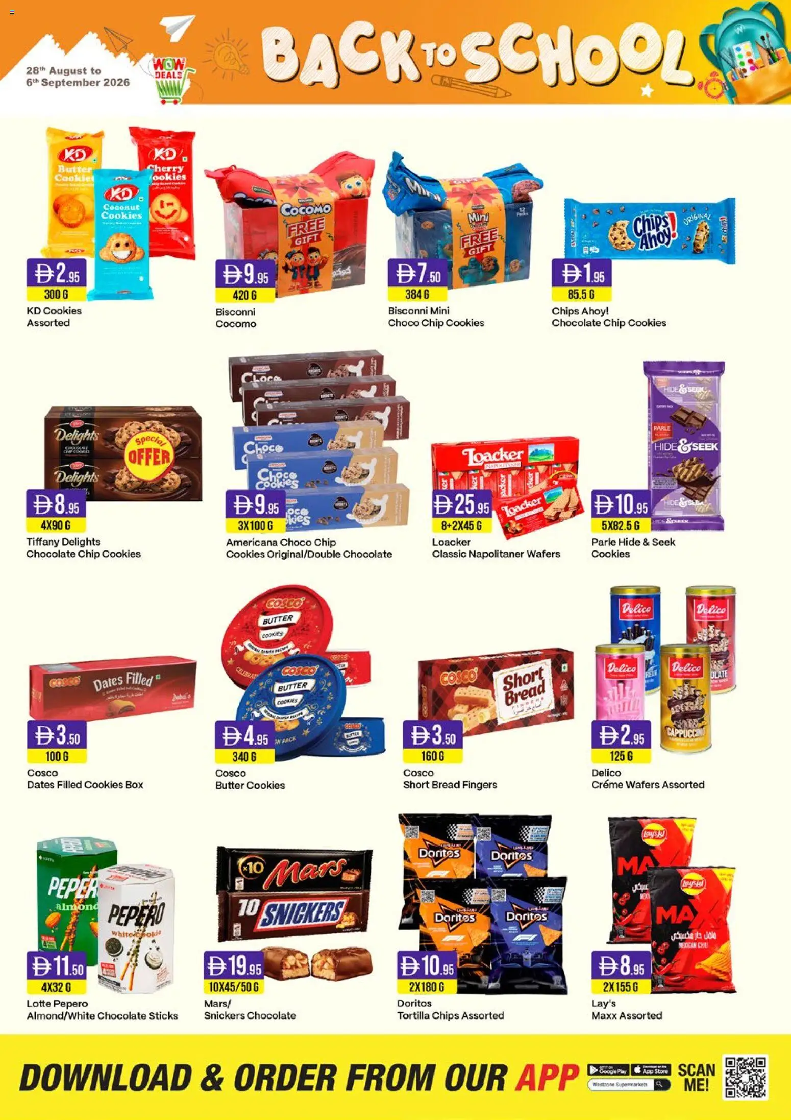 {H1} | Page: 12 | Products: Dates, Bread, Chocolate, Cookies
