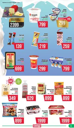 COOP - Mini & Abc & Szuper / Nyírzem - amely érvényes a következő dátumtól: 25.06.2026 | Oldal: 3 | Termékek: Mogyoró, Tejszelet, Tej, Hasábburgonya