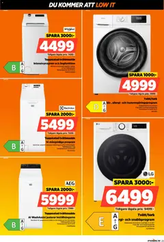 Power erbjudanden - Förhandsvisning av reklamblad från butik Power aktuell från 28/09/2026 | Sida: 29 | Produkter: Tvättmaskin