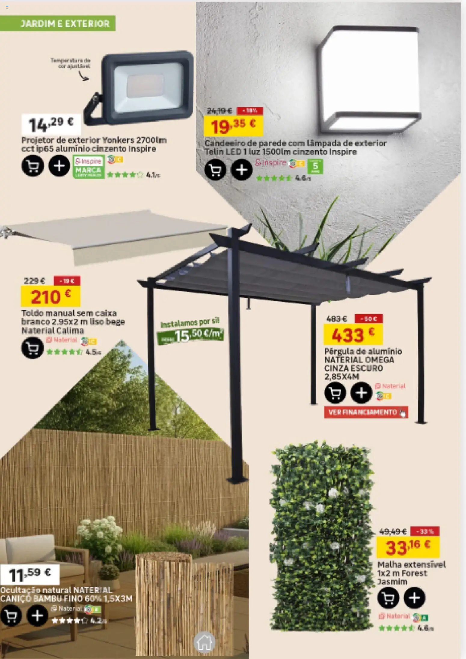 Leroy Merlin Arquipélago dos Açores │ válido de 30.04.2026 | Página: 9 | Produtos: Candeeiro, Projetor, Caixa