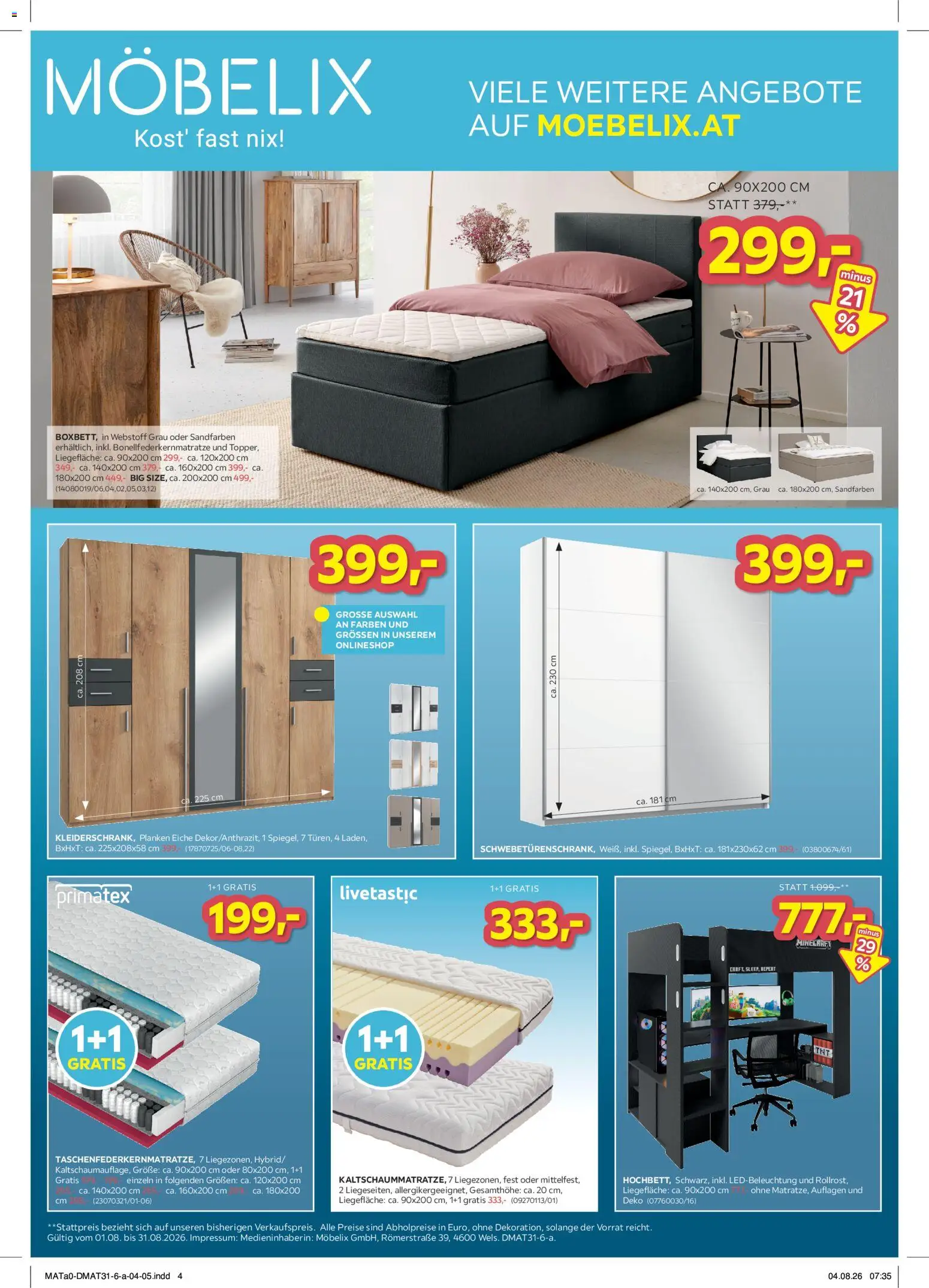 Möbelix Die Besten Online Deals gültig ab 01.08.2026 | Seite: 4