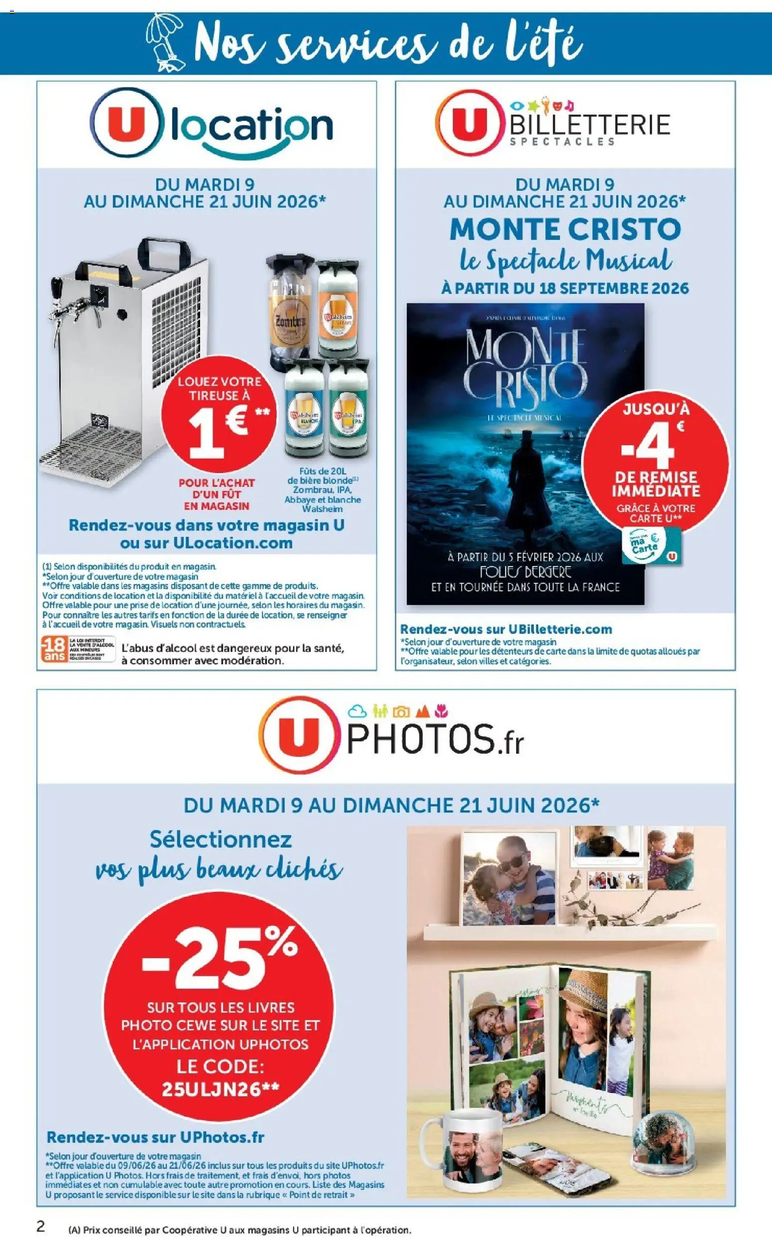 {H1} | Page: 2 | Produits: Bière blonde, Prise, Bière