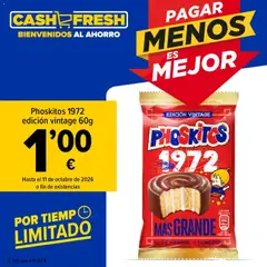 Vista previa Cash Fresh Vuelven los míticos Phoskitos 1972 Edición Vintage válido desde el 11/10/2026