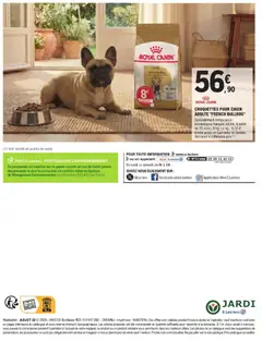 Brico E.Leclerc - Prévisualisation de Brico E.Leclerc - Jardi Trafic animalerie 6 valide à partir de 30/06/2026 | Page: 4 | Produits: Croquettes pour chien adulte, Croquettes pour chien