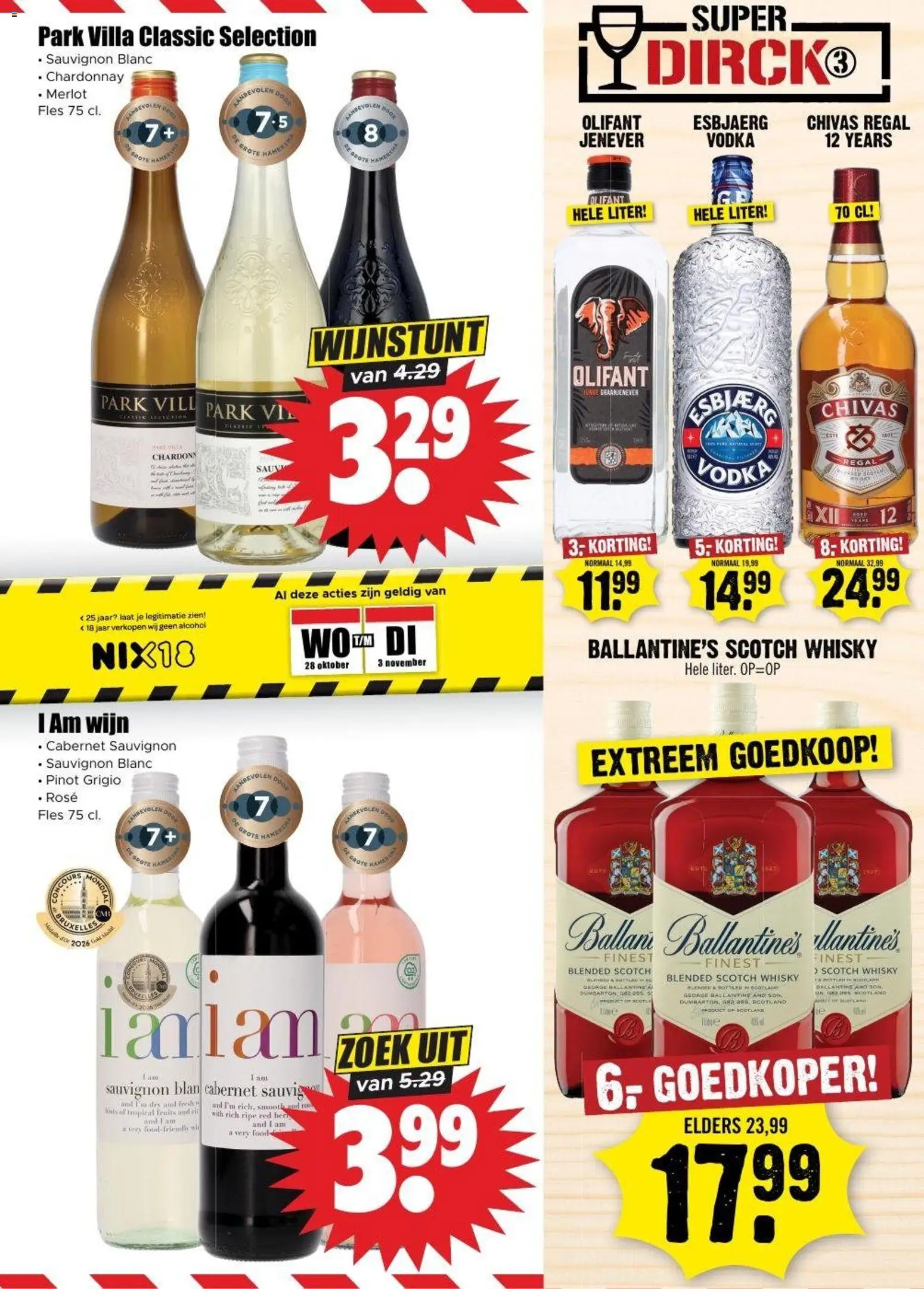 {H1} | Pagina: 21 | Producten: Wijn, Whisky, Vodka, Ballantine’s