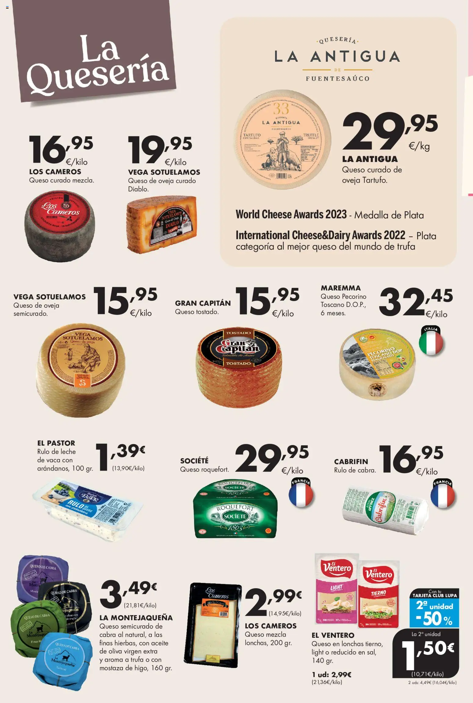 Lupa Supermercados folleto │ válido desde el 20/08/2026 | Página: 6 | Productos: Queso de oveja, Aceite, Queso curado, Mostaza