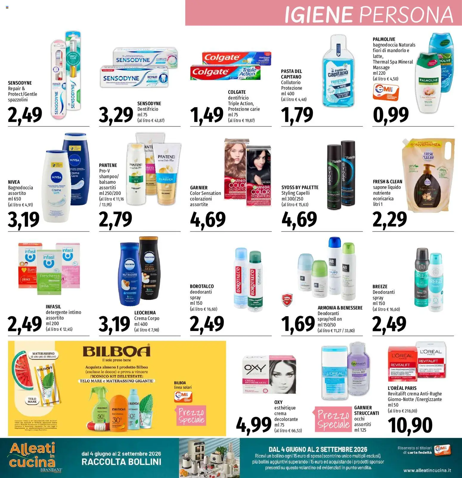 Volantino EMI del 02/07/2026 | Pagina: 20 | Prodotti: Balsamo, Crema, Sapone, Detergente