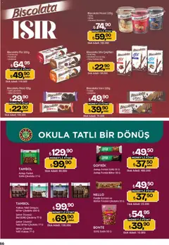10 Eylül 2026 tarihinden itibaren geçerli olan Migros kataloğu önizlemesi | Sayfa: 66 | Ürünler: Çikolata, Şeker, Fındık