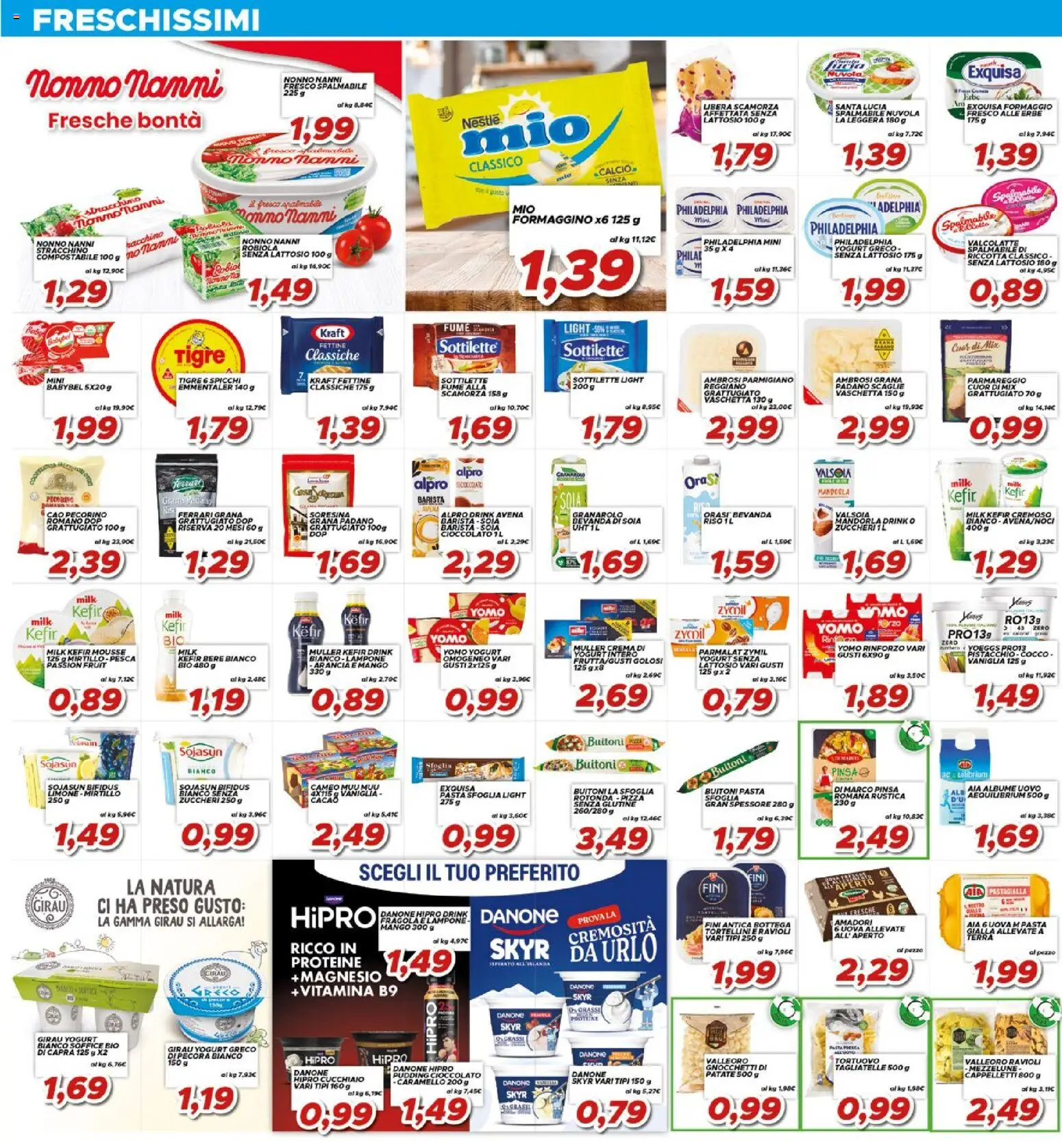 Volantino Ma Supermercati del 10/07/2026 | Pagina: 8 | Prodotti: Yogurt, Pasta sfoglia, Patate, Pesca