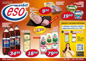 Náhled letáku Eso market leták od 14.10.2026