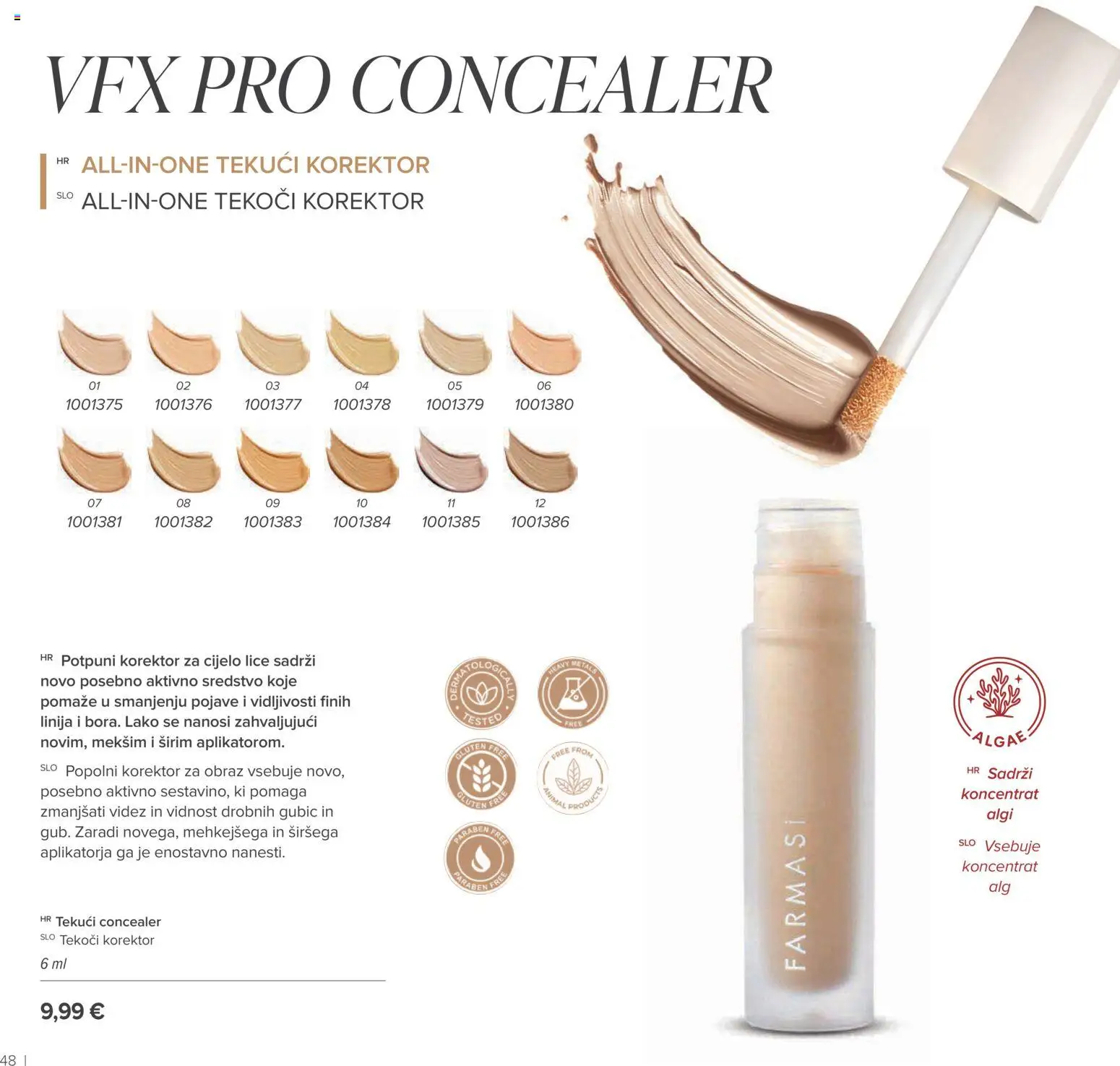 Farmasi katalog | vrijedi od 01.09.2026 | Stranica: 48 | Proizvodi: Concealer, Korektor