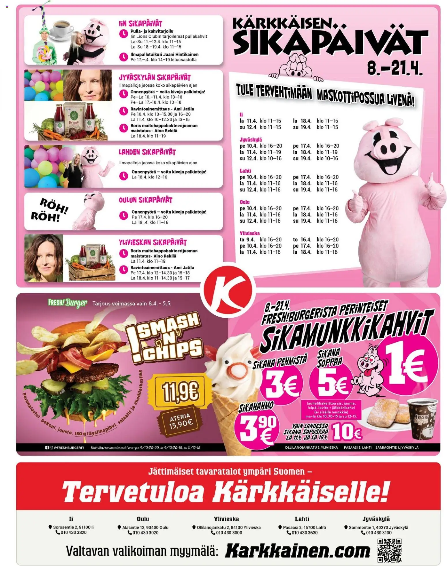 Kärkkäinen tarjoukset – voimassa 08.04.2026 alkaen | Sivu: 32 | Tuotteet: Pulla