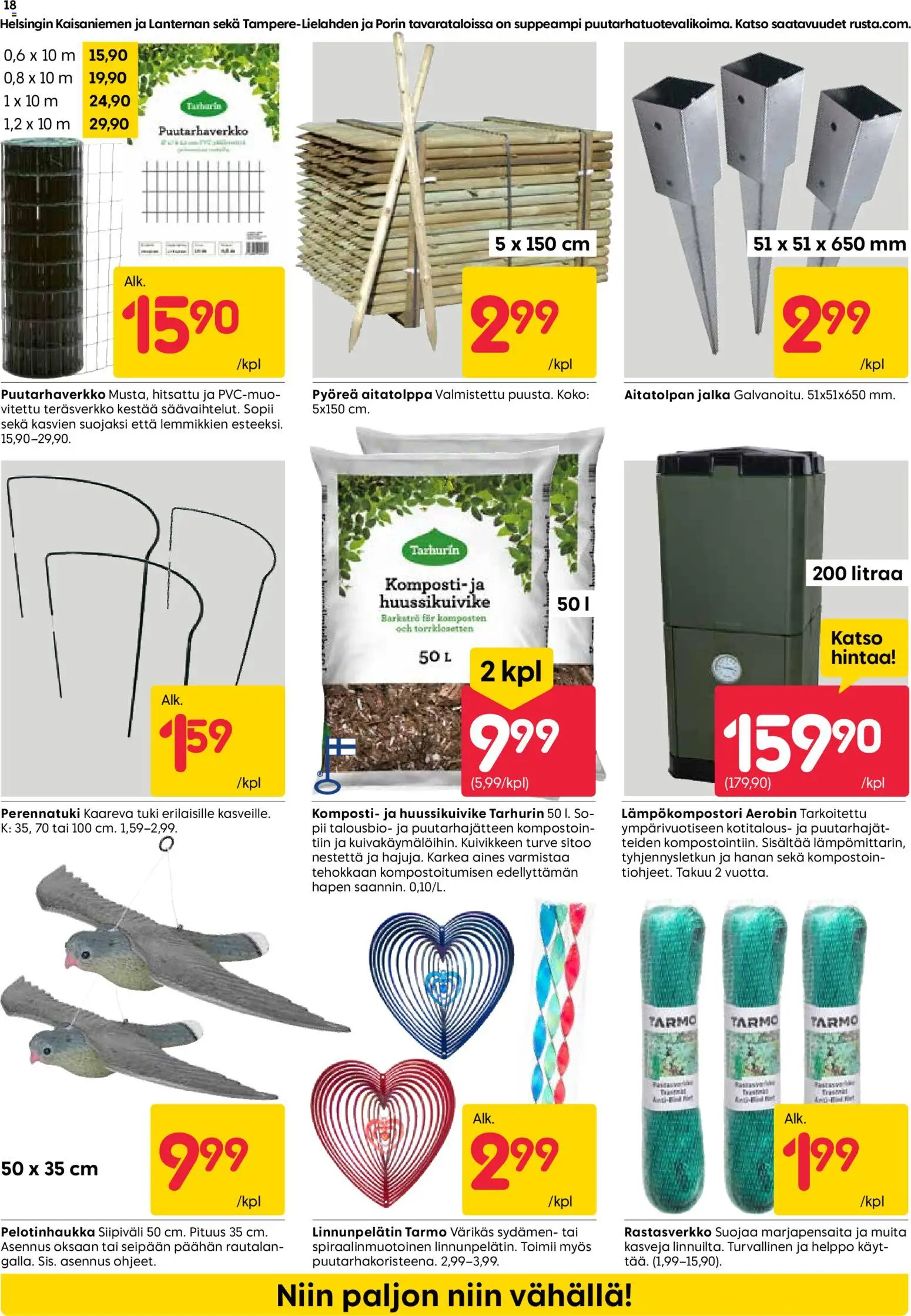 Rusta tarjoukset – voimassa 29/06/2026 alkaen | Sivu: 18