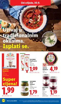 KULJANKA Kiseli krastavci, Pickled cucumbers. 450 g (drained weight). - Pregled kataloga iz trgovine Lidl, vrijedi od 28.09.2026 | Stranica: 62