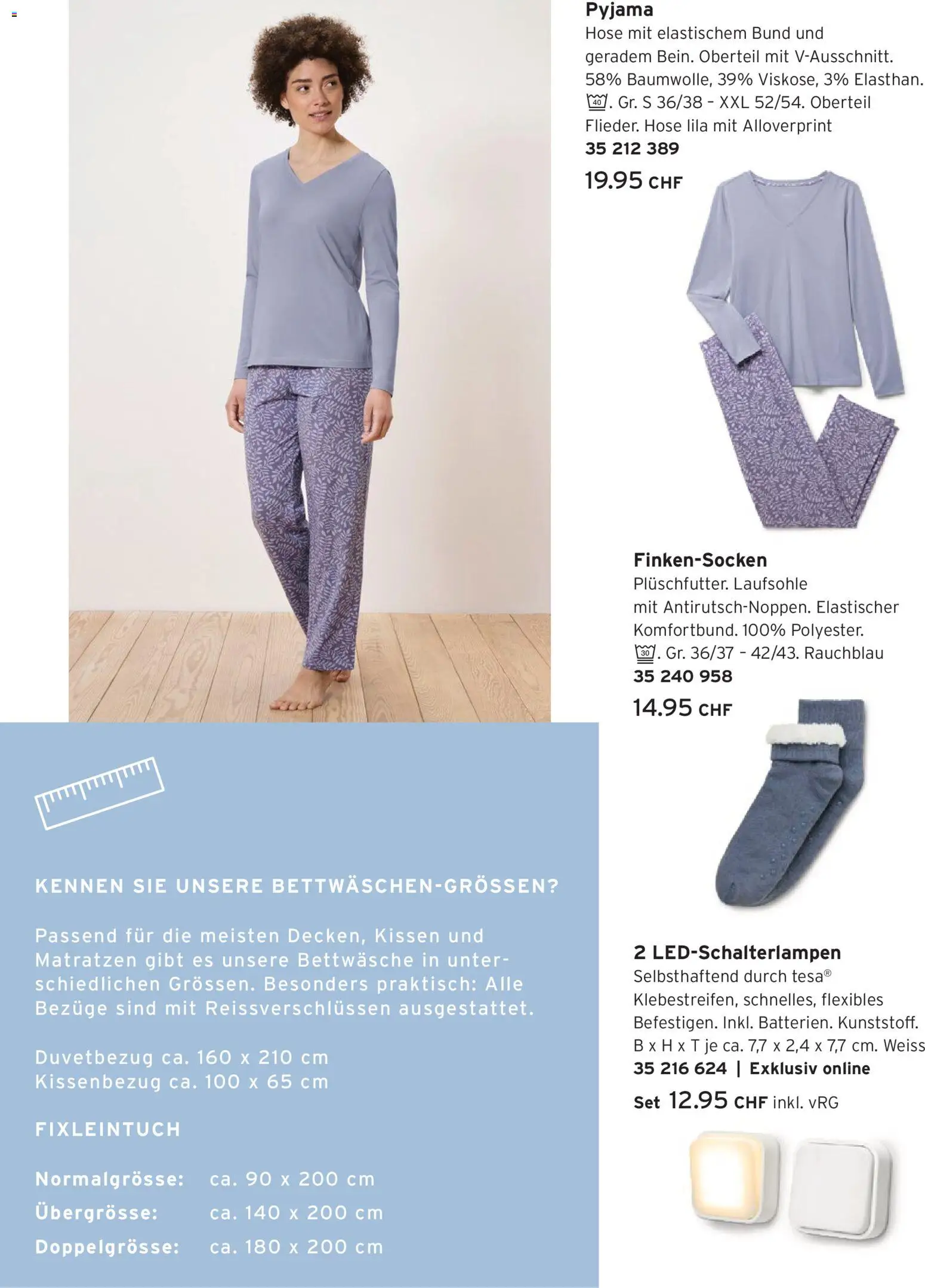 Tchibo aktionen – gültig ab 06.10.2026 | Seite: 30 | Produkte: Kissen, Hose, Pyjama, Bettwäsche