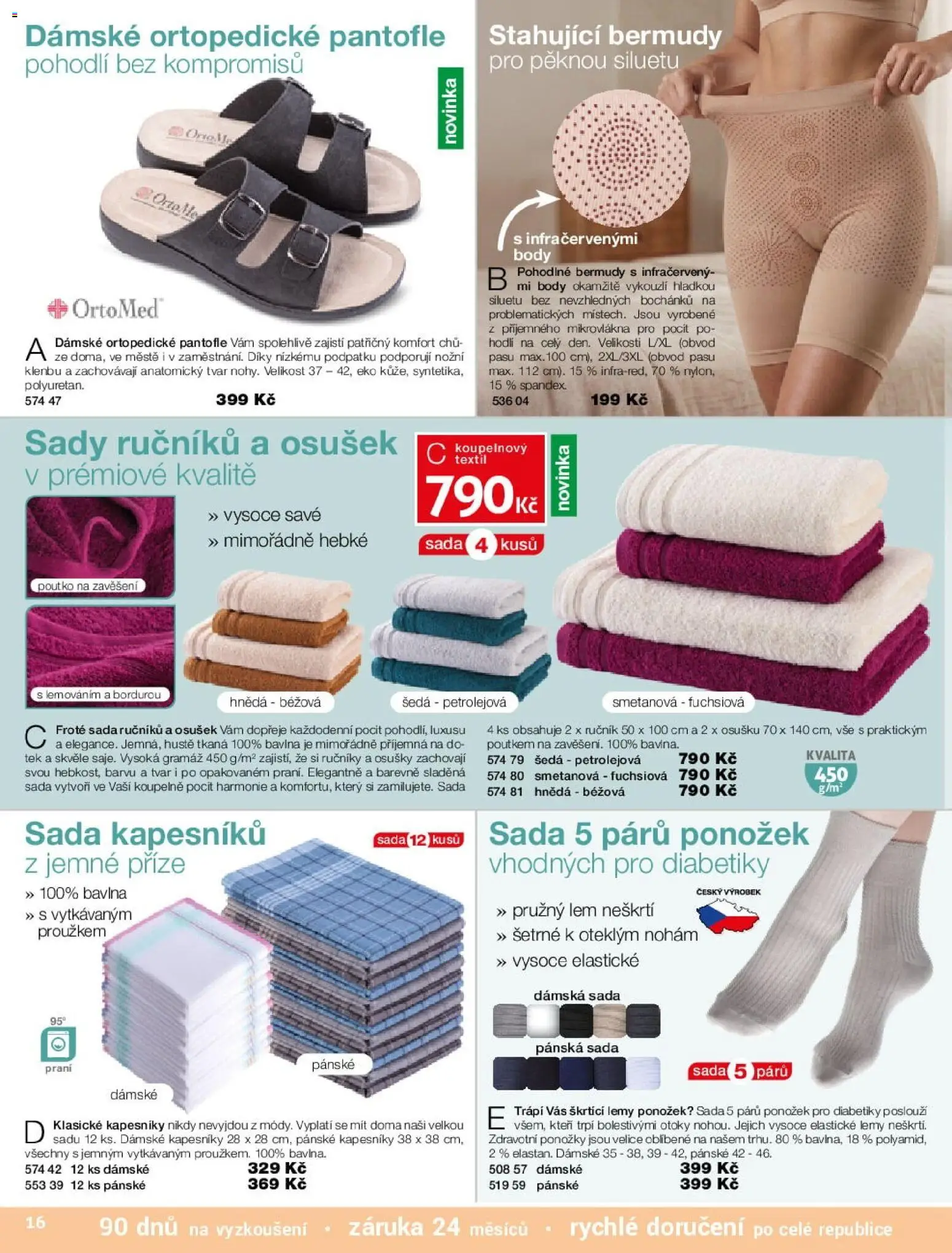 Decodoma katalog Jaro 2026 od 30.03.2026 | Strana: 16 | Produkty: Ručník, Ponožky, Pantofle, Osušky