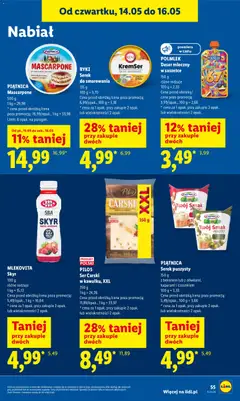 Pogląd oferty "PILOS Ser Carski w kawałku, XXL, Ser Carski w kawałku, XXL 350 g" - ważna od 14.05.2026 | Strona: 59