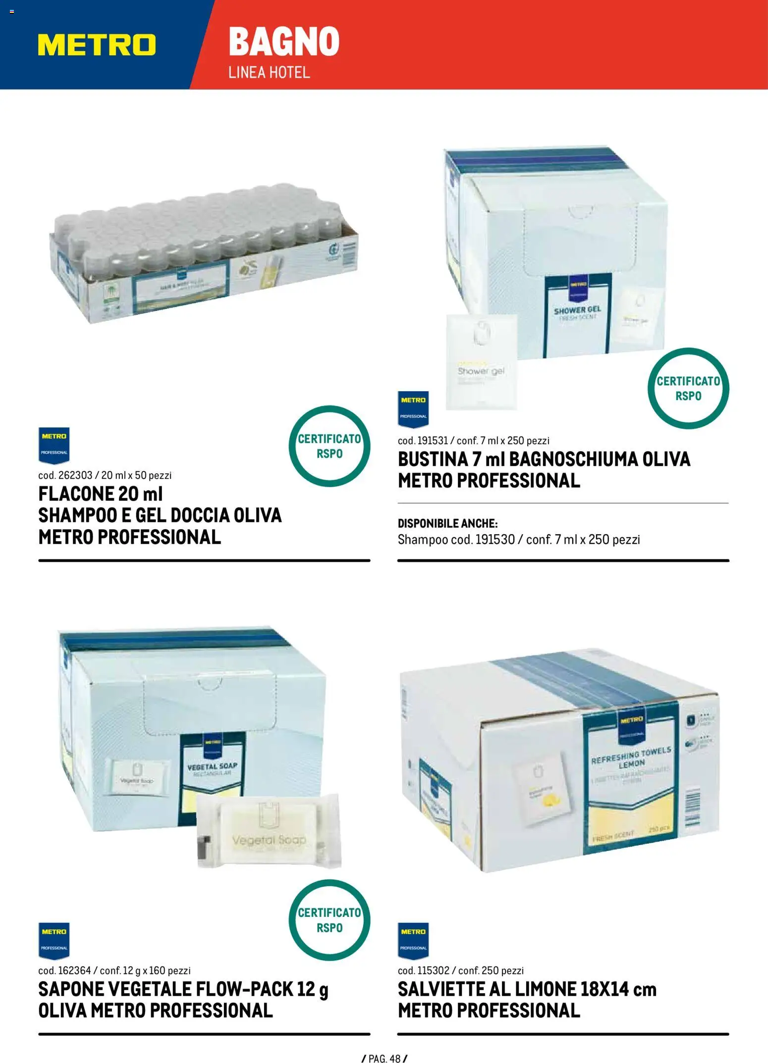 Volantino Metro del 07/01/2026 | Pagina: 48 | Prodotti: Shampoo, Limone, Bagno, Doccia
