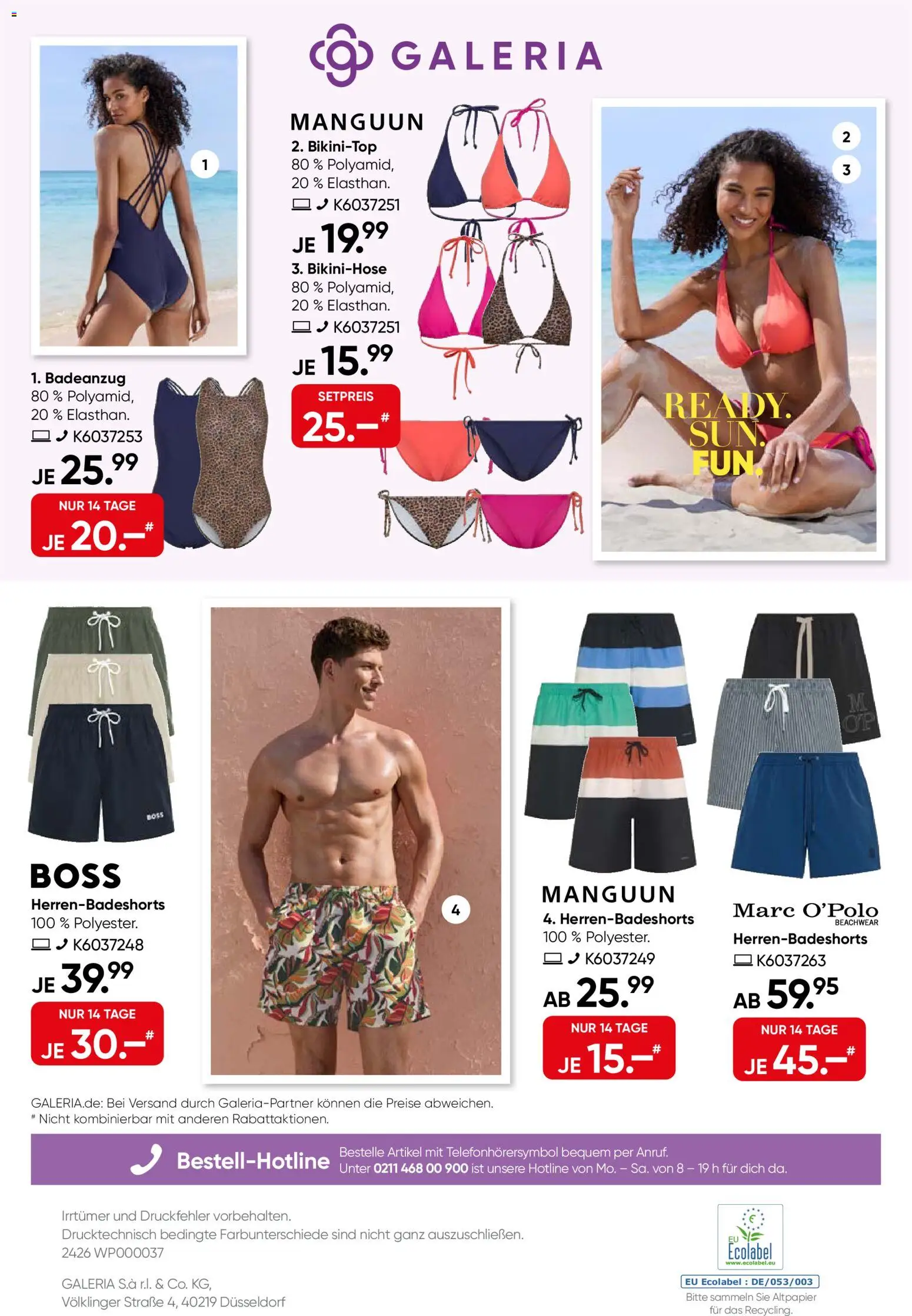 Galeria Karstadt Kaufhof Prospekt – gültig ab 10.06.2026 | Seite: 40 | Produkte: Badeanzug