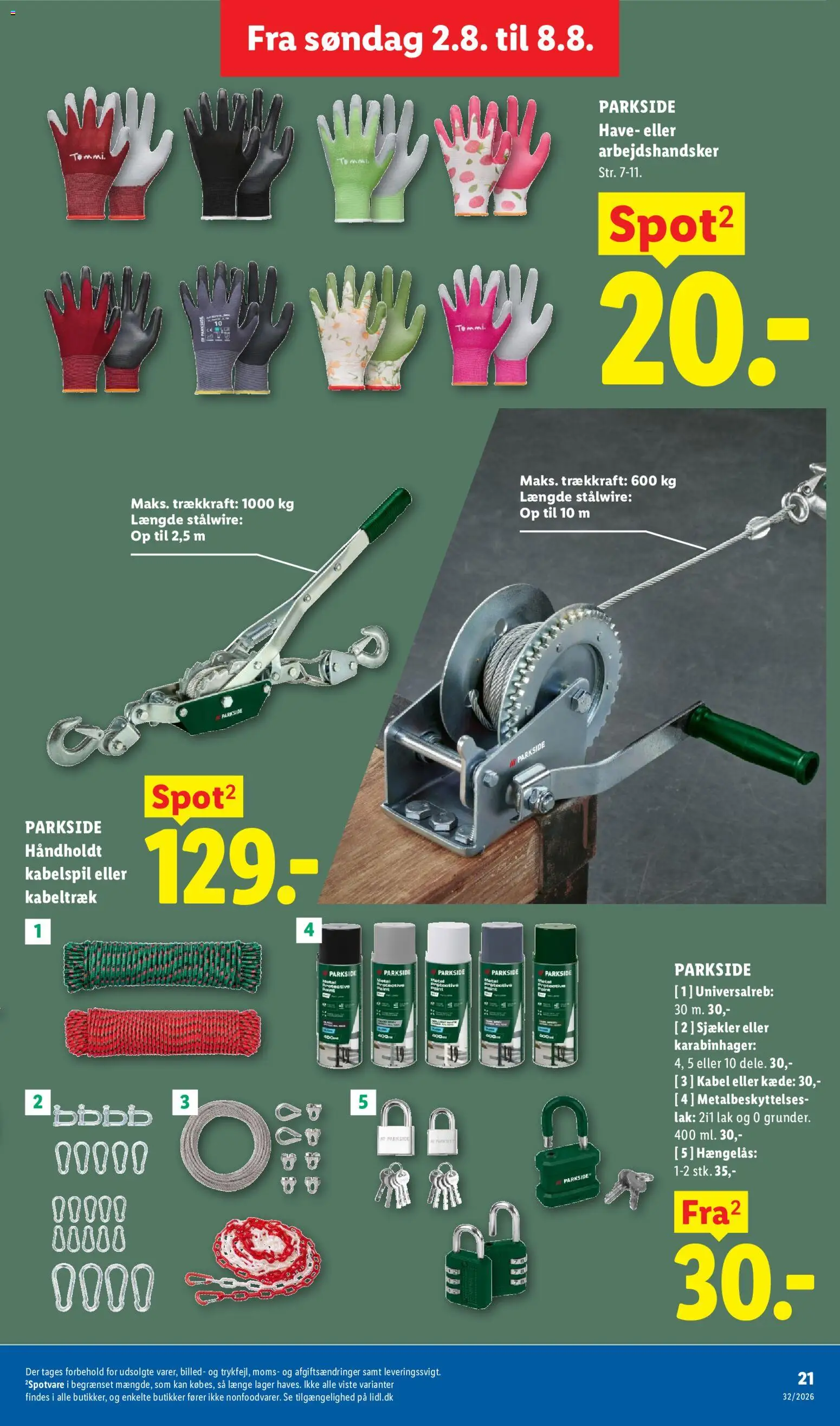 Lidl tilbudsavis – gyldig fra 02/08/2026 | Side: 5 | Produkter: Søm, Kabel
