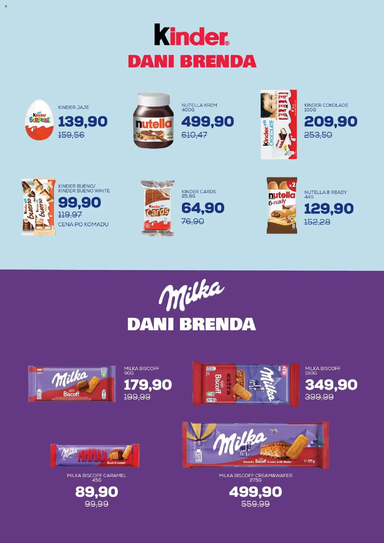Medius katalog - važi od 20.10.2026 | Strana: 16 | Proizvode: Milka, Nutella, Krem